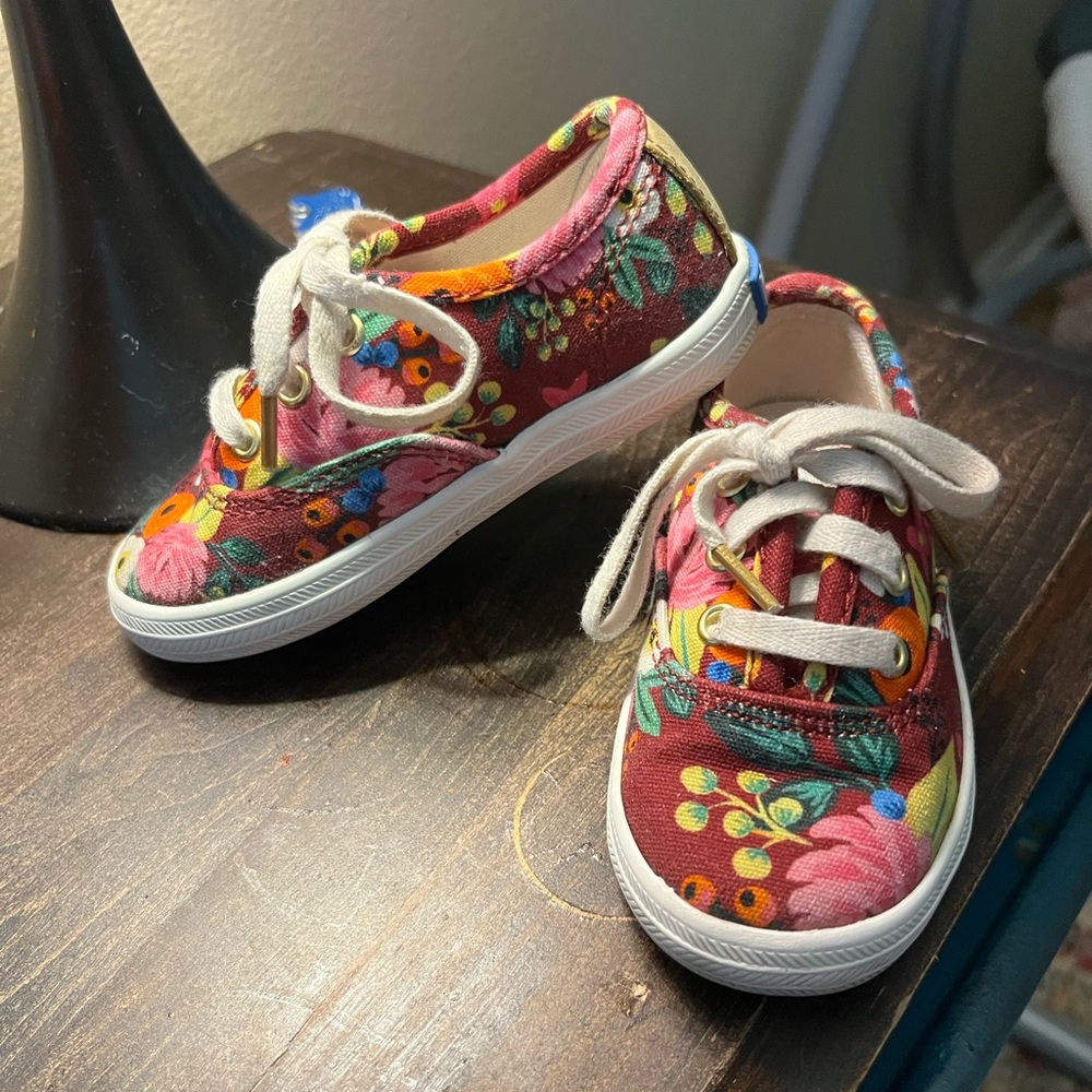 Toddler floral Keds